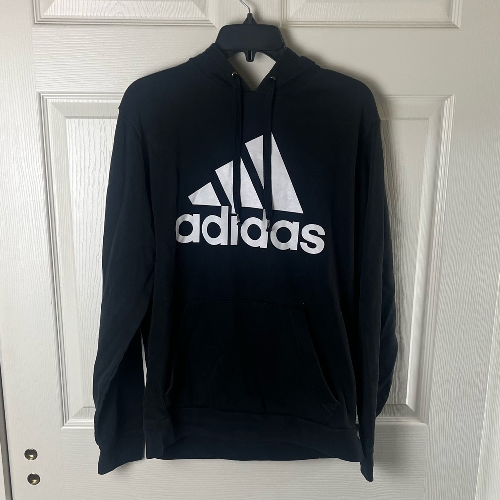 Adidas Black Hoodie with Logo